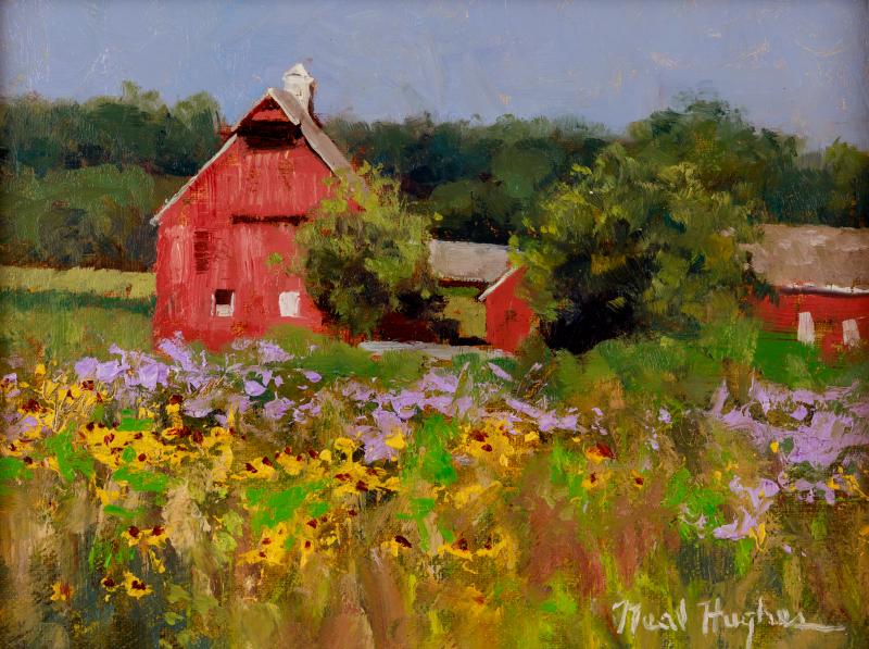 Artist Neal Hughes Plein Air Easton